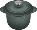 Enameled Cast Iron Rice Pot with Stoneware Insert, 2-1/2-Quart W658693