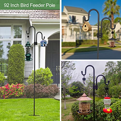 92 Inch Heavy Duty Shepherds Hook for Bird Feeders Q2926