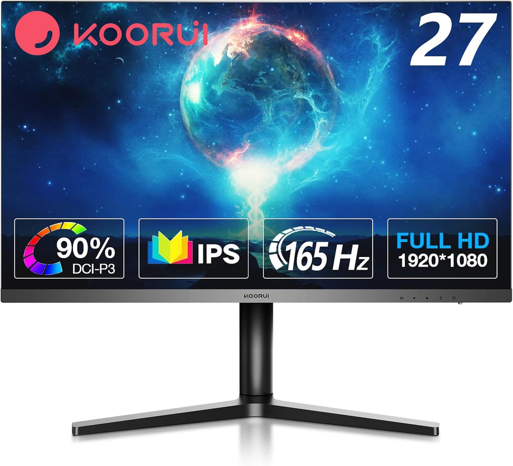 22 Inch FHD 1080p 75Hz VA LED Computer Monitor with HDMI, VGA, VESA Mountable E885