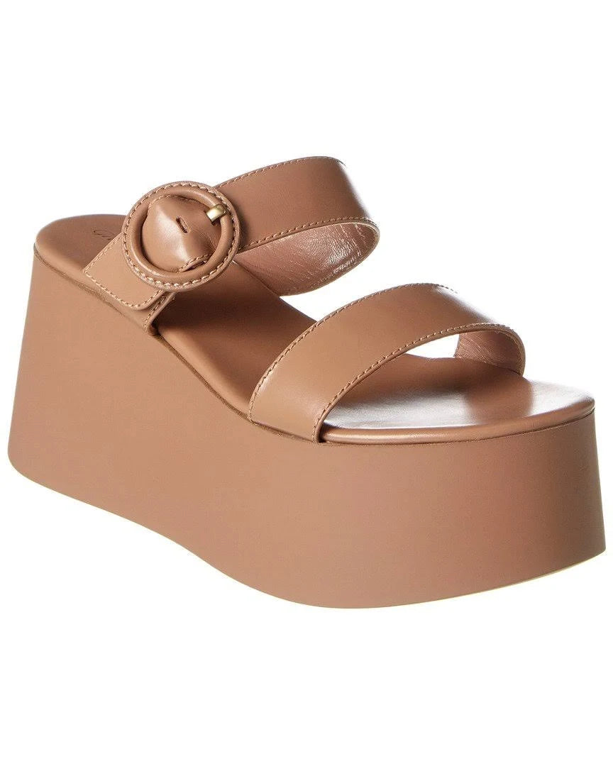 Brown Suede Pumps U5435