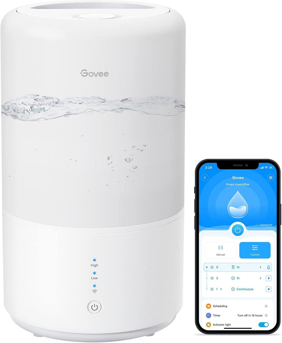 3L Top Fill Cool Mist Humidifier Pack of 2 S85153