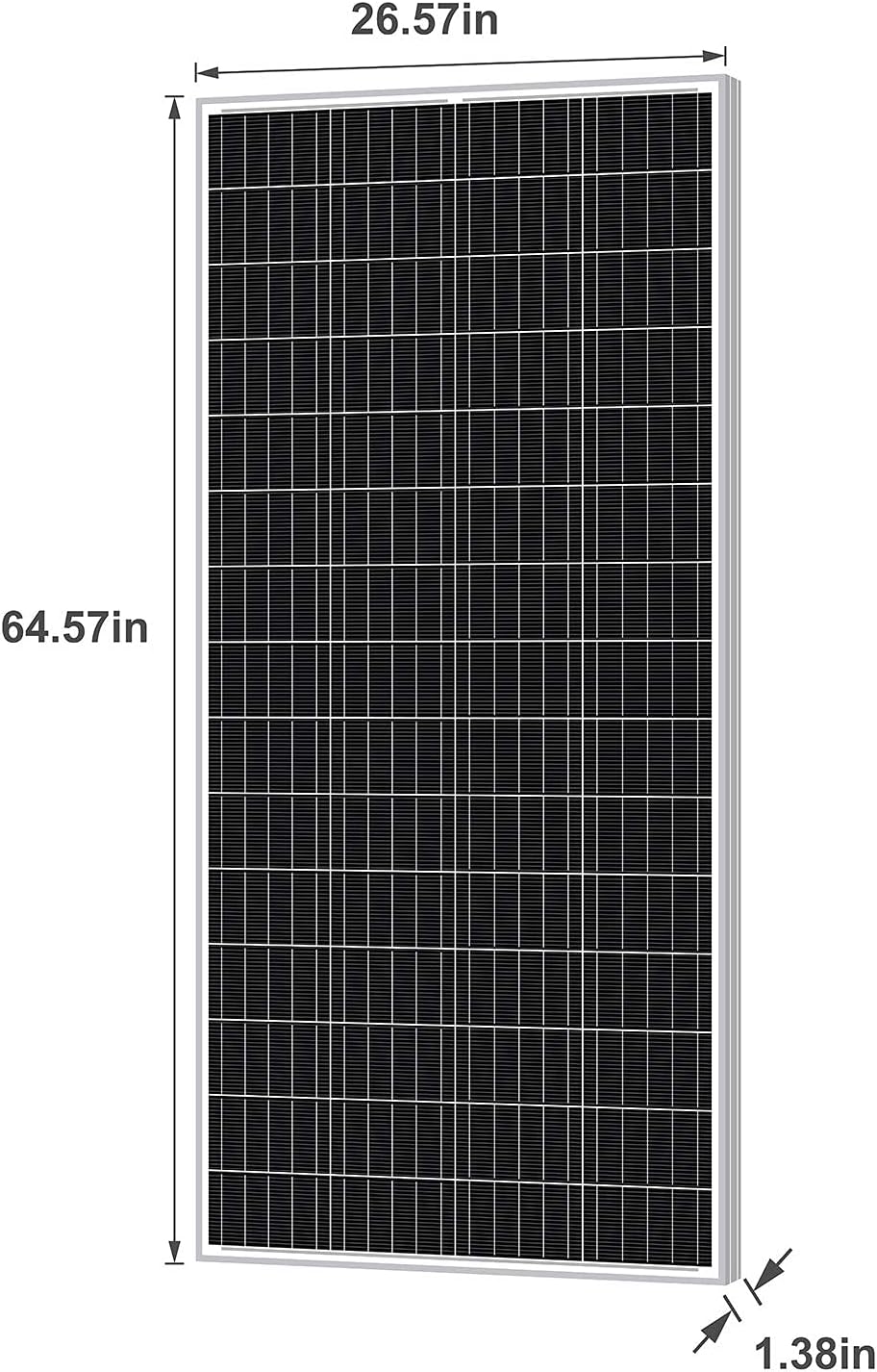 210W Monocrystalline 12V Solar Panel C9551