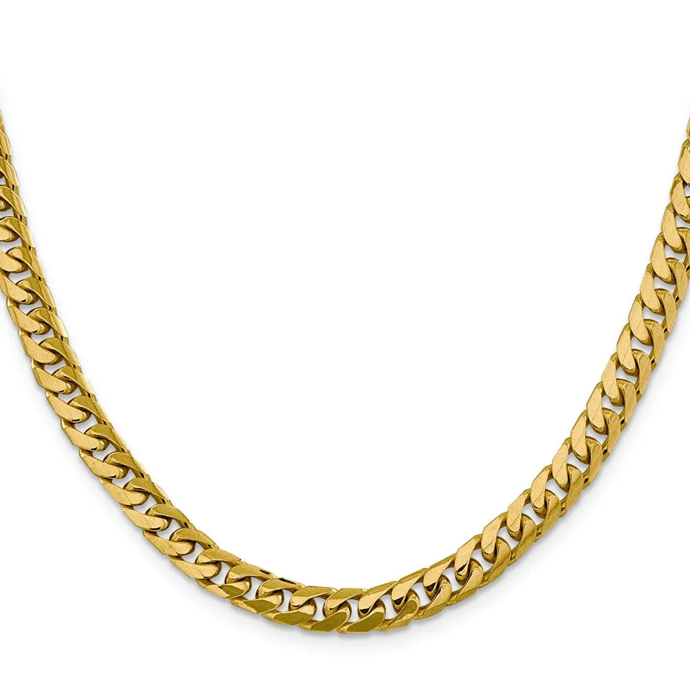 Solid Miami Cuban Link Chain with Lobster Clasp M23149