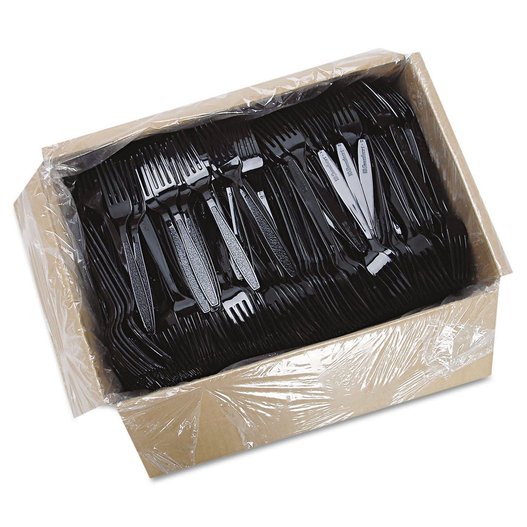 Black Extra Heavyweight Plastic Fork N47936