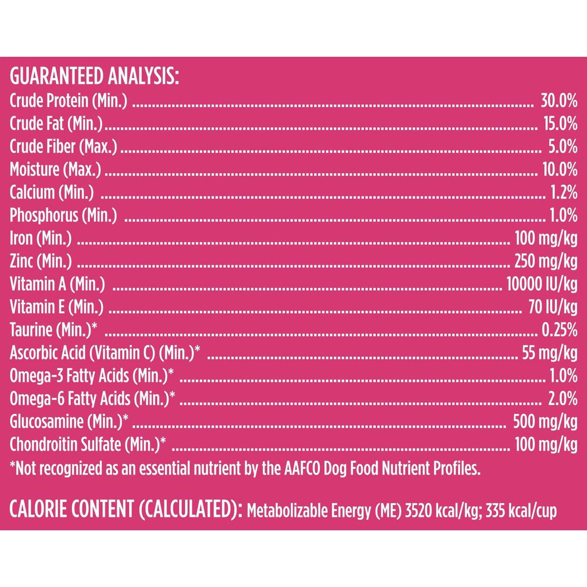Natural Dry Dog Food with Beef D383