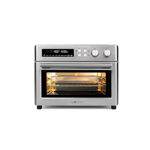 Extra Large Black Matte Stainless Steel Infrared Convection Air Fryer Toaster Oven M664287