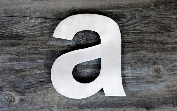 Lower Case Letter A 12 inch U6517
