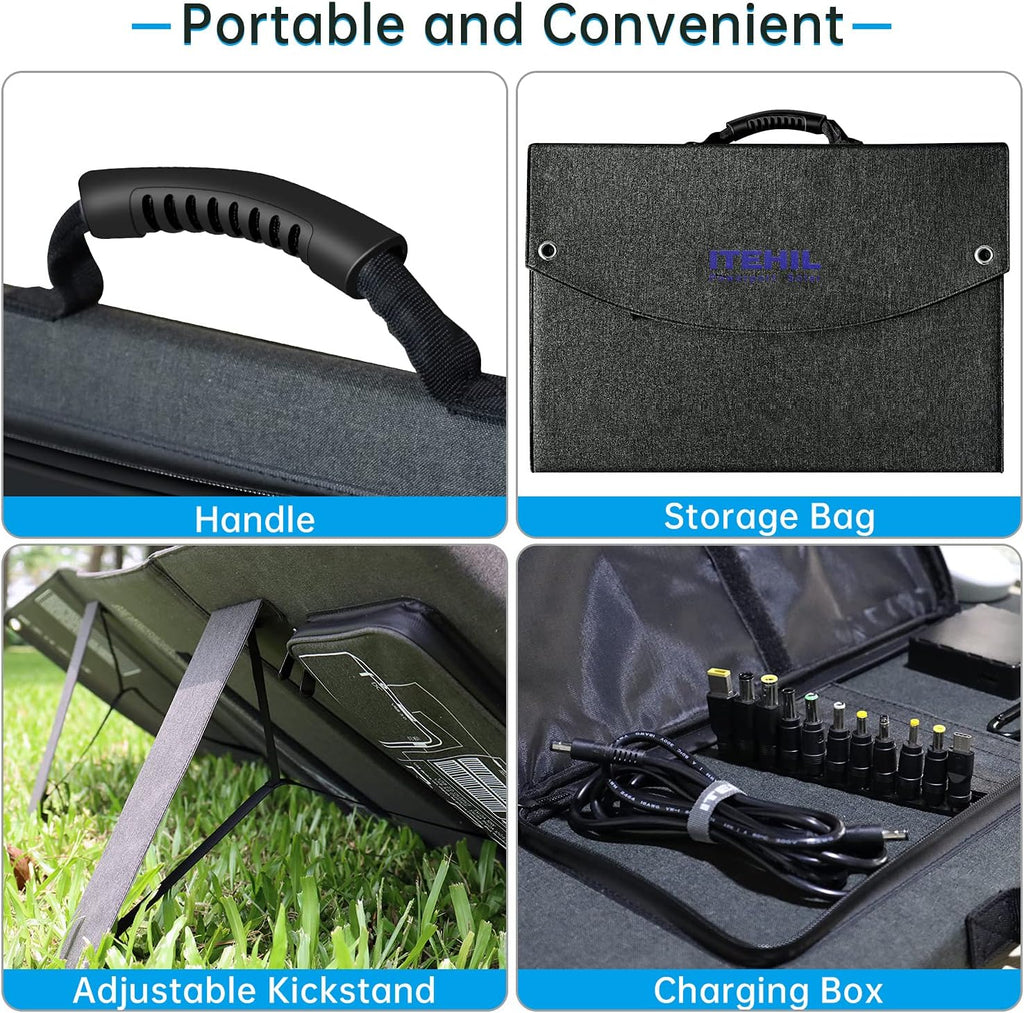 100W 18V Monocrystalline Portable Solar Panel Charger P9909