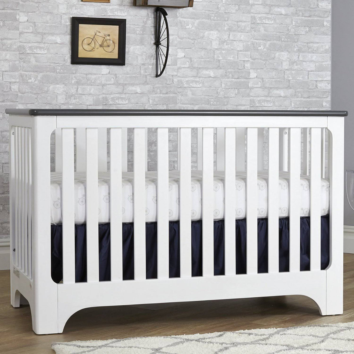 White 3-in-1 Convertible Crib O371662