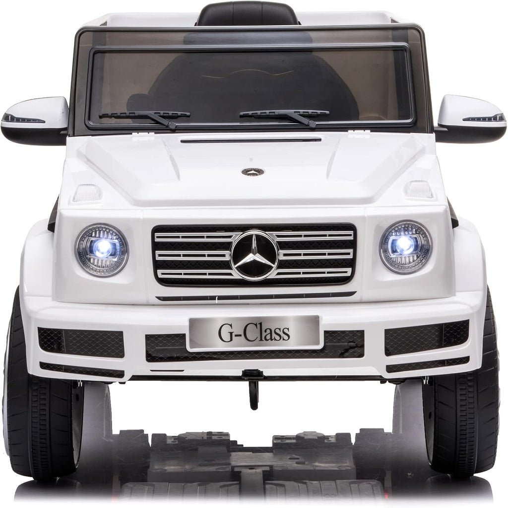 12V Kids Ride On Car with Remote Control, Music, Horn & LED Lights, Black W477