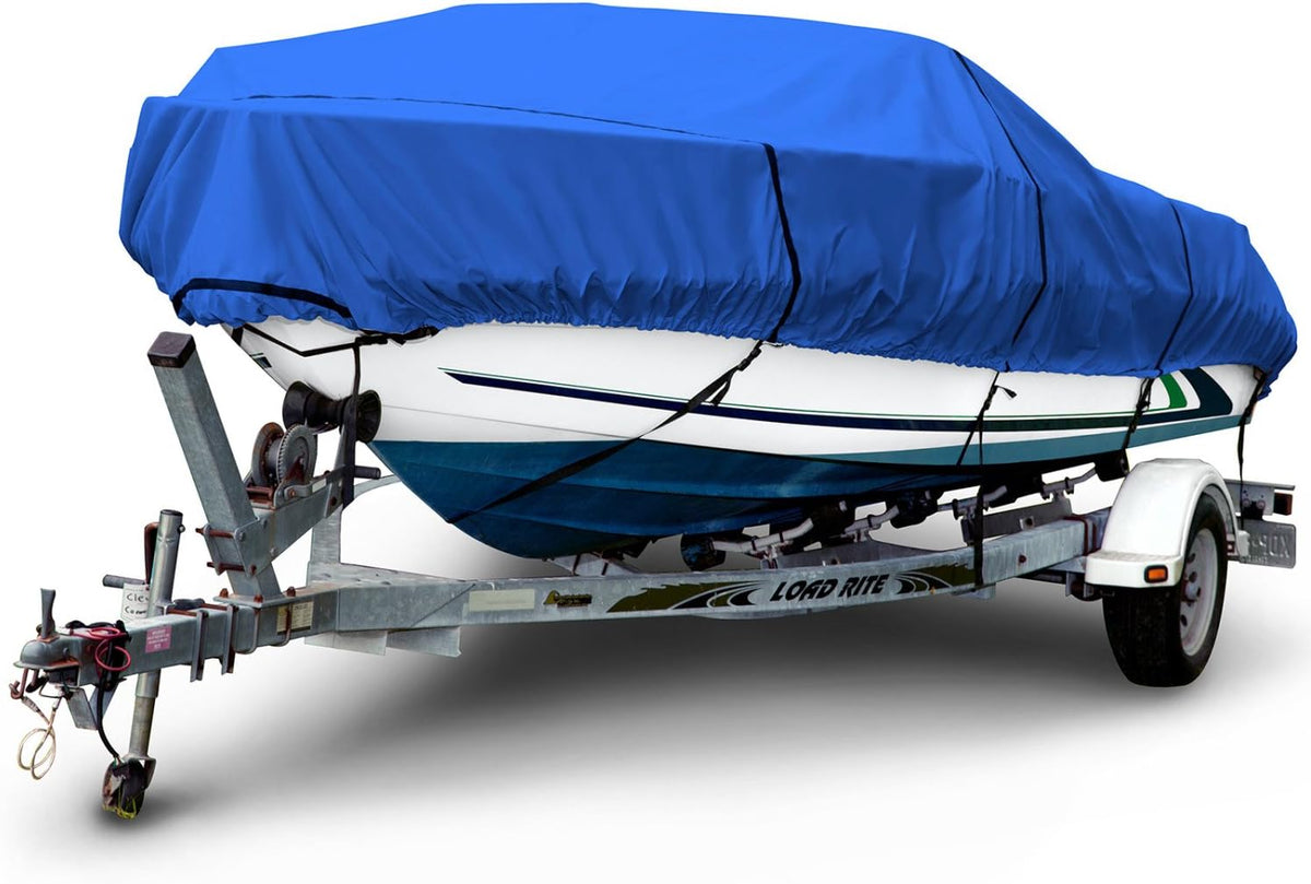 Gray 600 Denier Waterproof Boat Cover E890