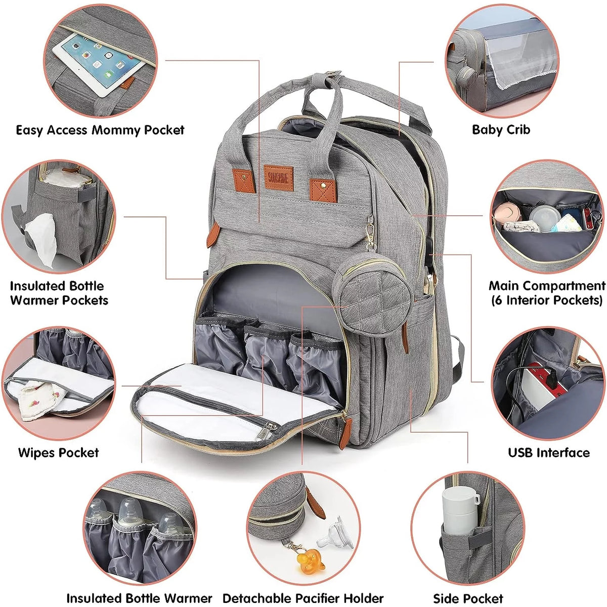 Diaper Bag Backpack A422161
