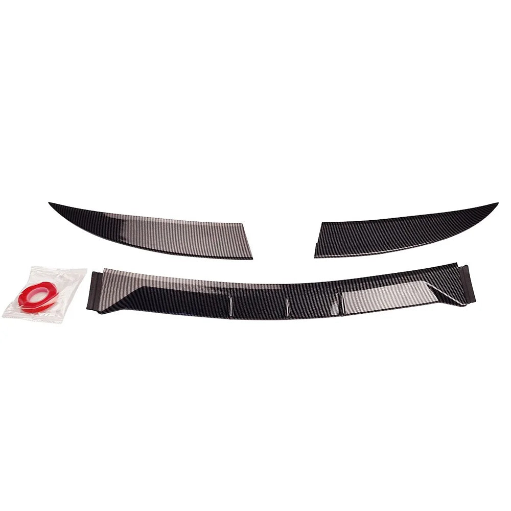 Carbon Fiber Look ABS Rear Spoiler Tail Wing U778544