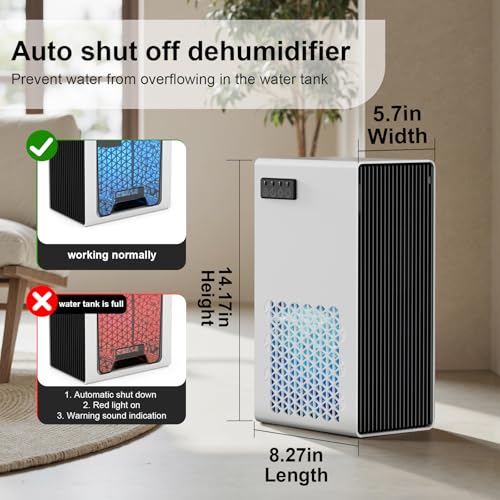 99oz Water Tank Dehumidifier with Auto Shut Off A891003