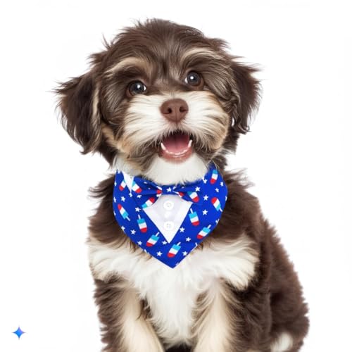 Adjustable Dog Wedding Bandana with Bow (Medium, Black) C58269