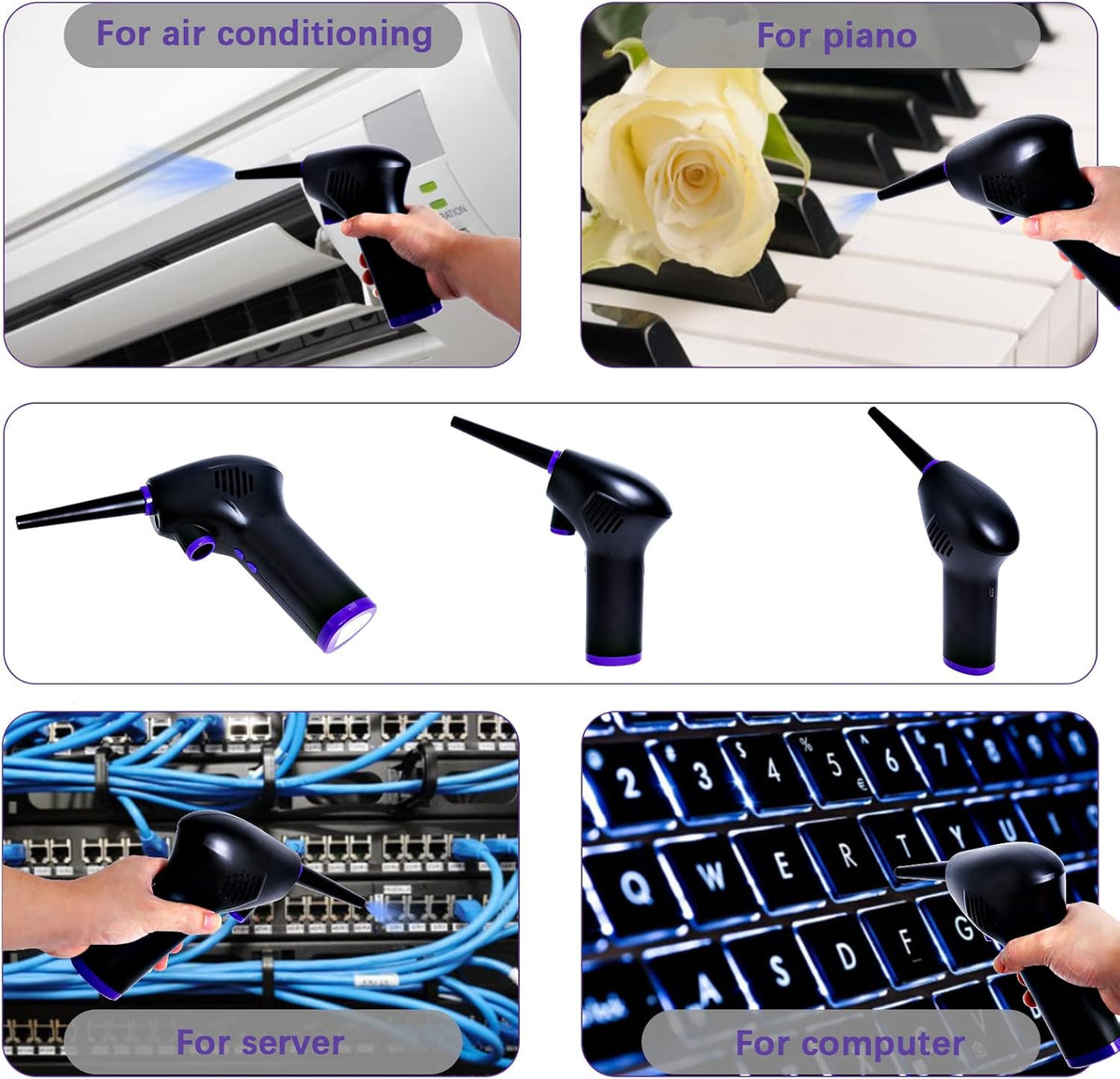 Cordless Electric Air Duster with Rechargeable Battery P79679