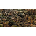 Rock Wall Aquarium Background Poster PVC Fish Tank Decor Landscape D69563