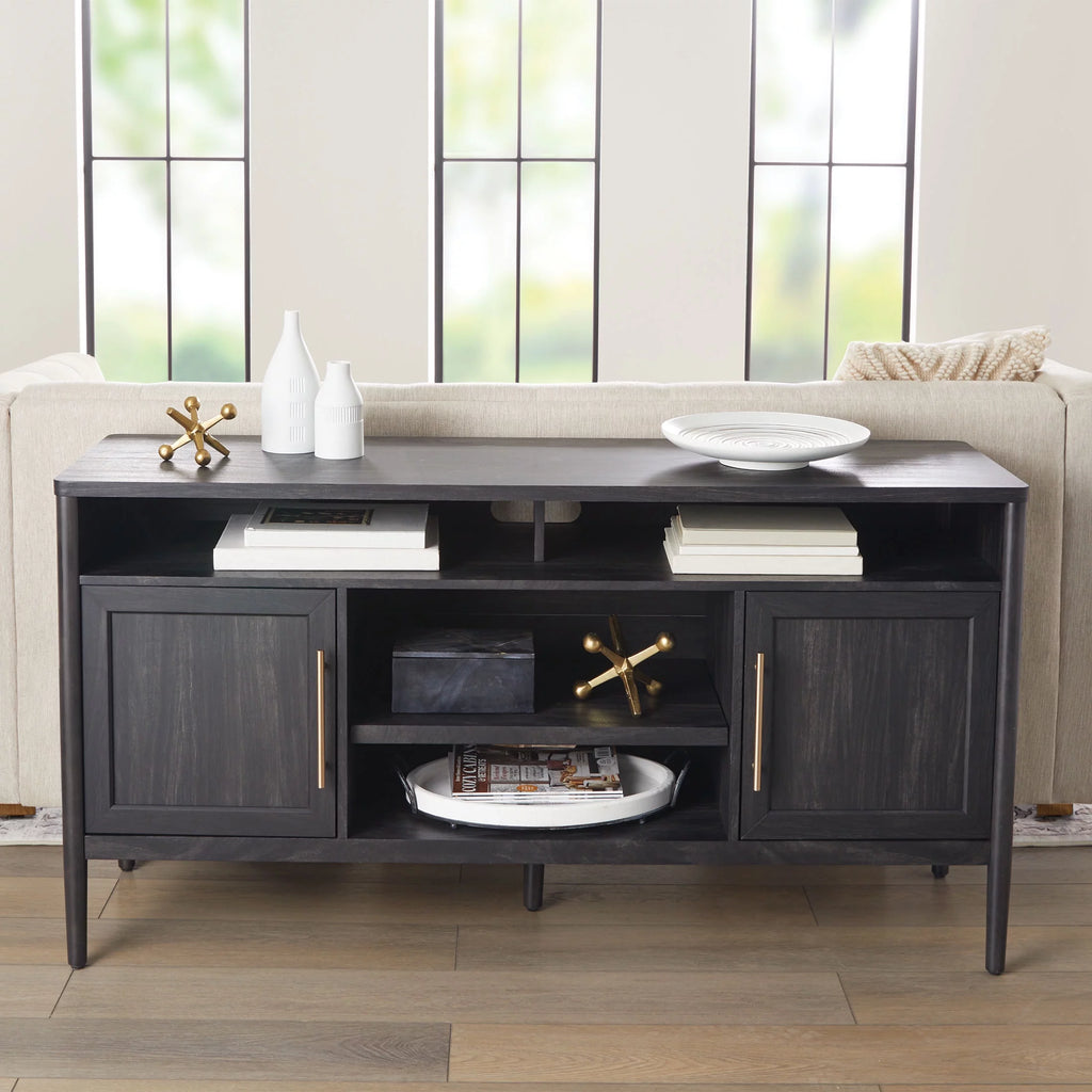 Charcoal Finish TV Stand Z13823