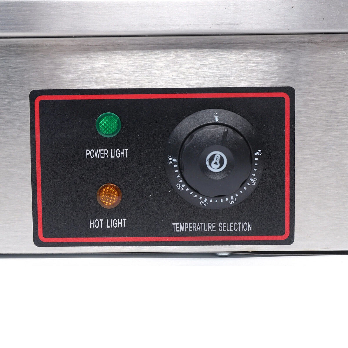 3000W 22'' Commercial Electric Griddle Flat Top Grill Stove Stainless Steel X3766