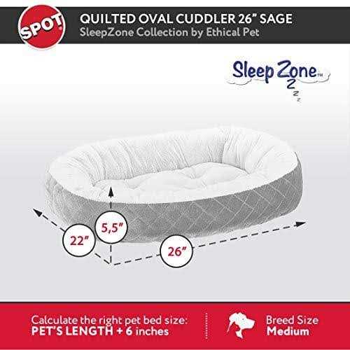 Quilted Oval Cuddler Bed O79571
