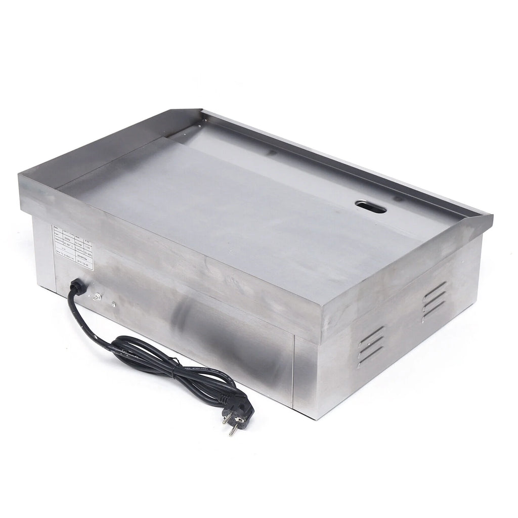 3000W 22'' Commercial Electric Griddle Flat Top Grill Stove Stainless Steel X3766