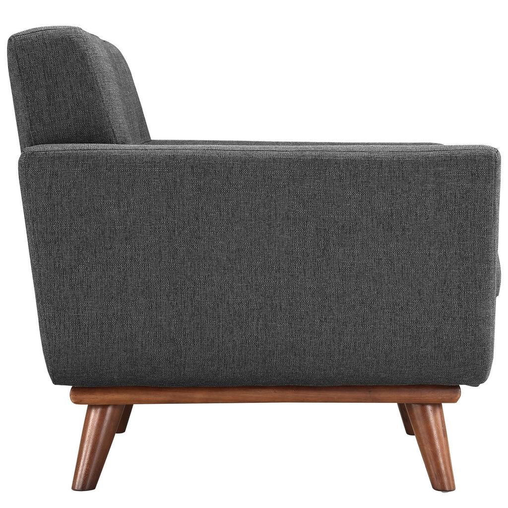 Gray Sofa Loveseat and Armchair Set of Three E7361