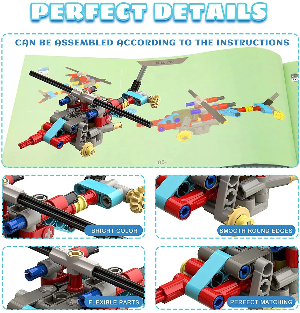 171Pcs 20-in-1 STEM Building Toys Construction Set Y3890