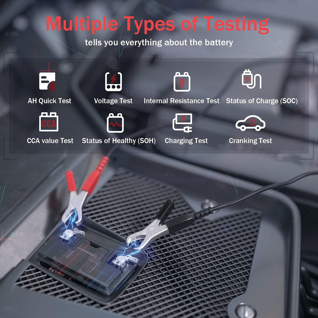12V 100-2000 CCA Automotive Battery Tester Digital Analyzer F4174
