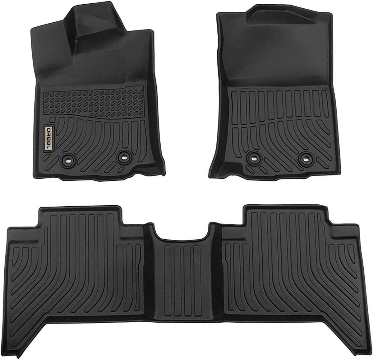 Black Floor Mats Liners Carpet Custom Fit U149
