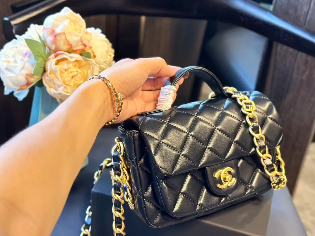 Mini Flap Bag with Top Handle Z64725
