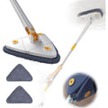 360° Adjustable Rotatable Triangle Cleaning Mop with Push-Pull Squeezing, Dry & Wet Mop G3109
