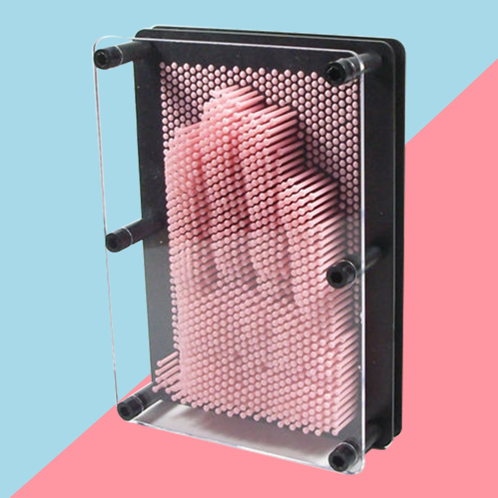 Large Size Pink 3-Dimensional Pin Art Board Toy G285