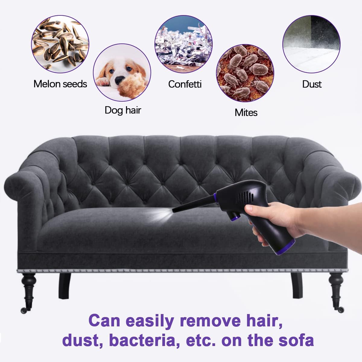 Cordless Electric Air Duster with Rechargeable Battery P79679