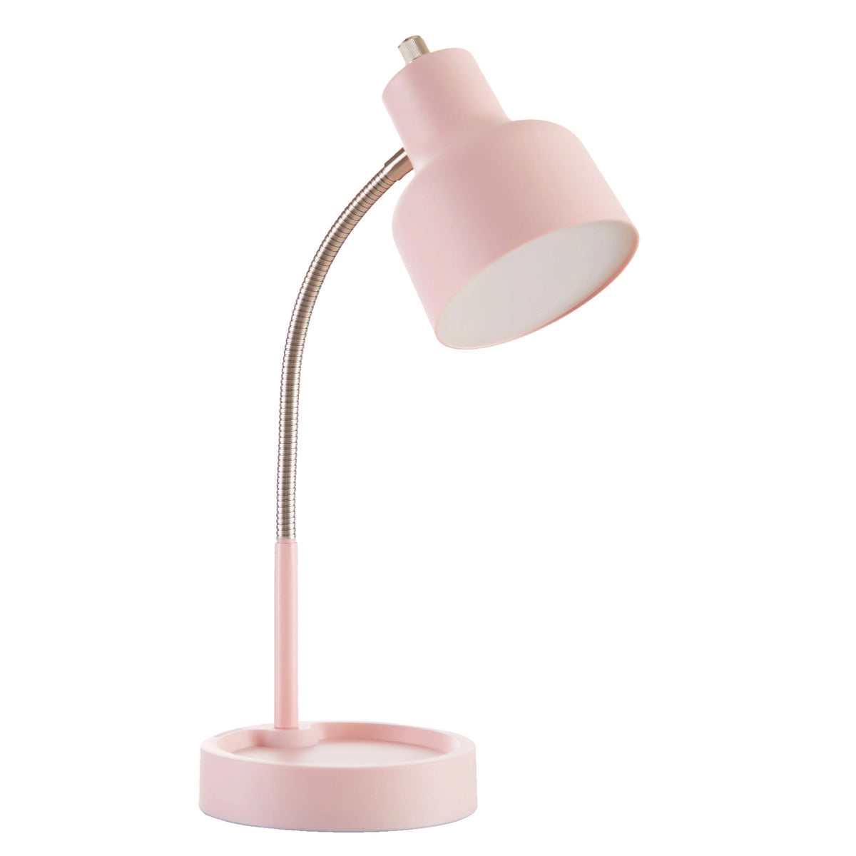 LED Desk Lamp with AC Outlet, Matte Black G558594