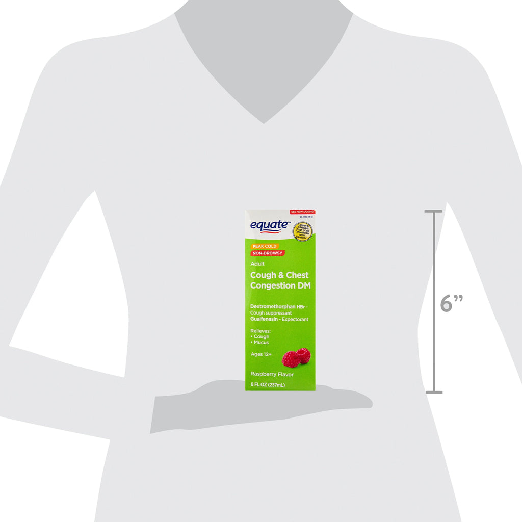 Raspberry Flavor Cough and Chest Congestion DM 8 fl oz O947