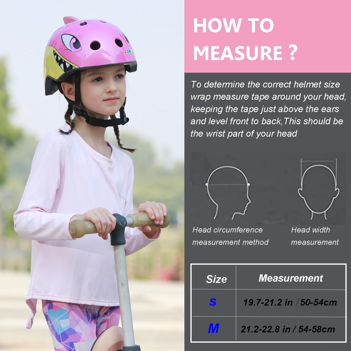 Kids Bike Helmet Pink N554421
