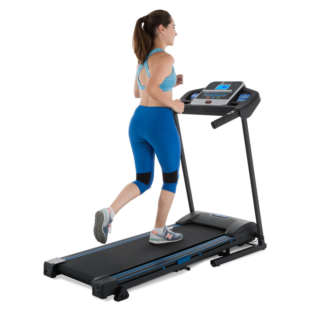 Folding Treadmill with Cushioned Deck and 3 Manual Incline Levels M35900