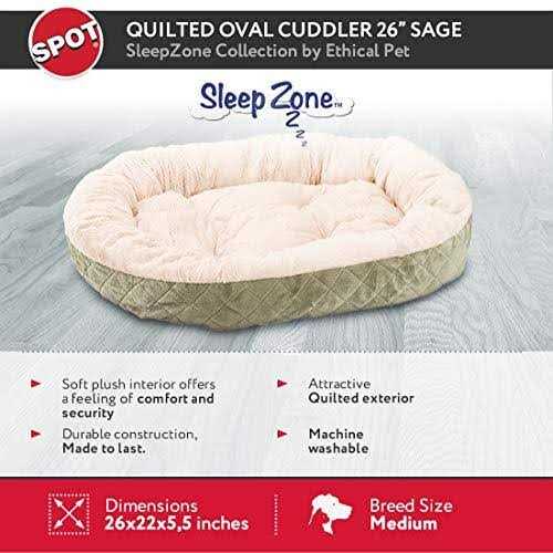 Quilted Oval Cuddler Bed O79571