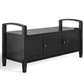 Solid Wood Cabinet Storage Bench C44176