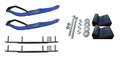 Blue MTX Snowmobile Skis with 10" Round Bars Complete Kit K421480