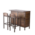 3 Piece Acacia Wood Bar Set B678