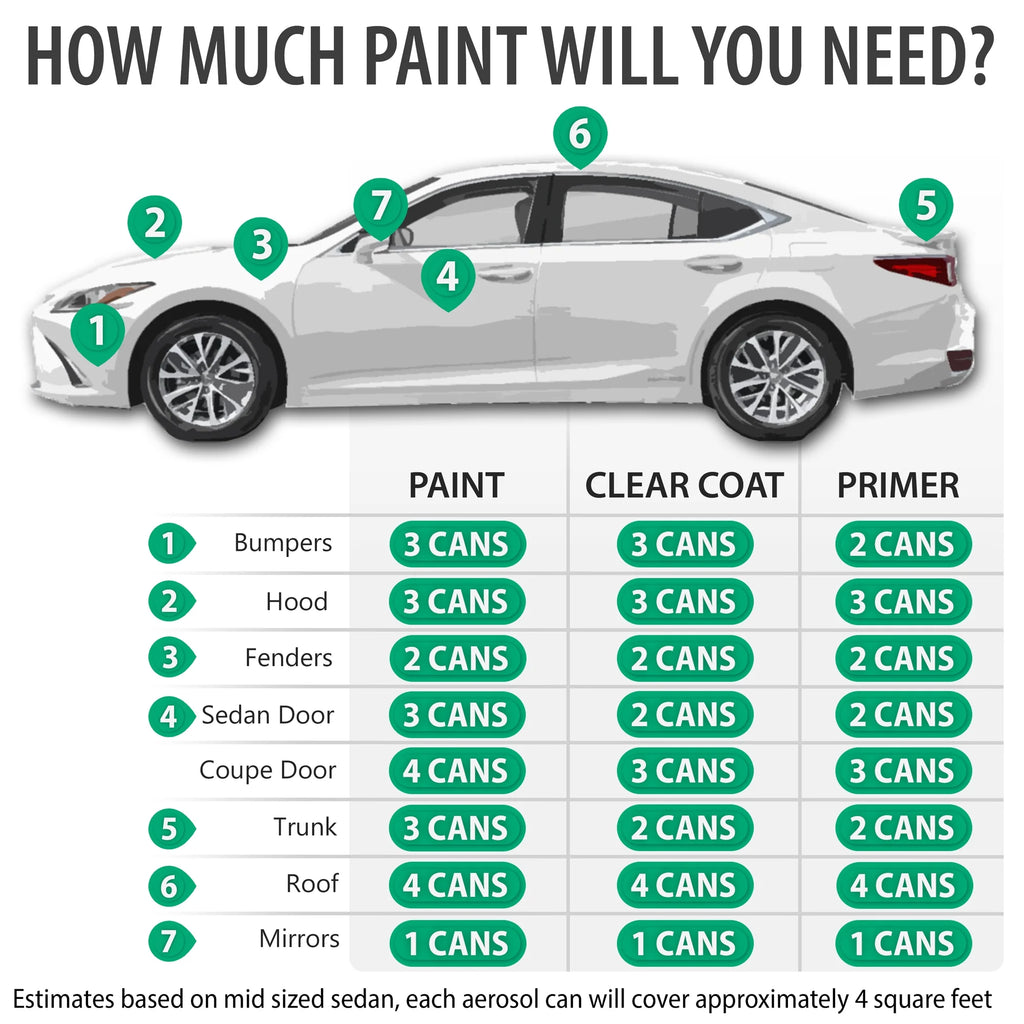 Automotive Touch Up Paint Spray Essential Kit O73118