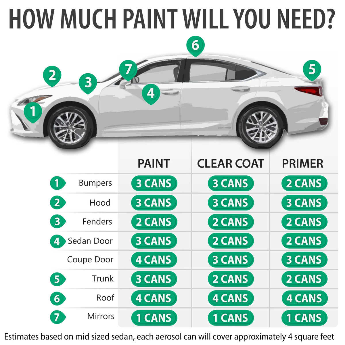 Automotive Touch Up Paint Spray Essential Kit O73118