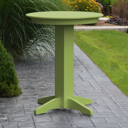 Poly Round Bar Height Table S1825