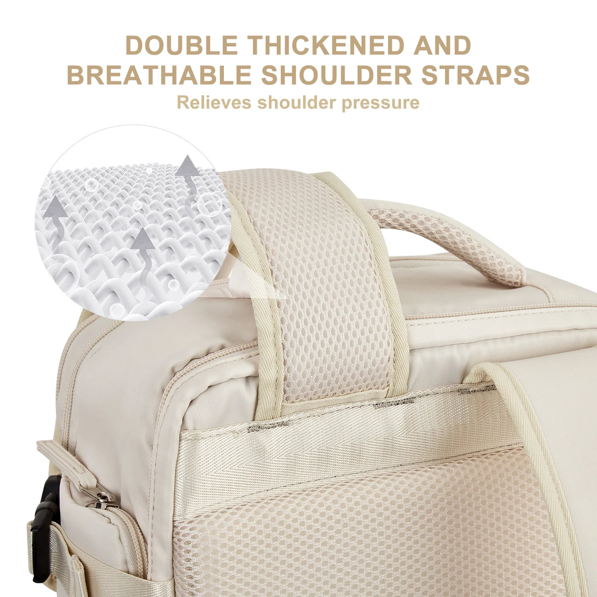 Waterproof Travel Backpack with USB Charging Port Shoes Compartment Z6400