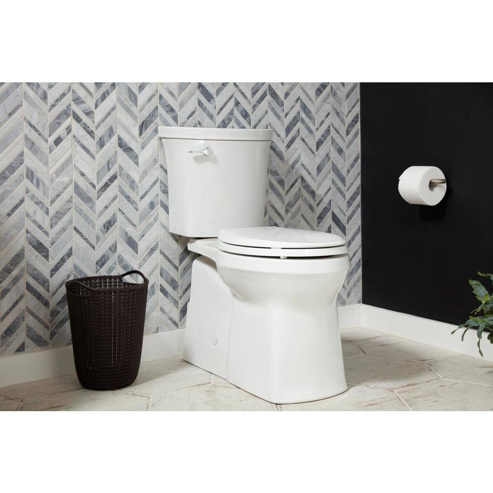 2-Piece 1.28 GPF Single-Flush Elongated Toilet in White K308