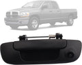 Tailgate Handle with Backup Rear View Camera for 2002-2008 Dodge Ram 1500 2500 3500, RCA Connector, Pack of 2 H642550
