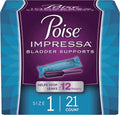 Size 1 Incontinence Bladder Support 21 Count X63280