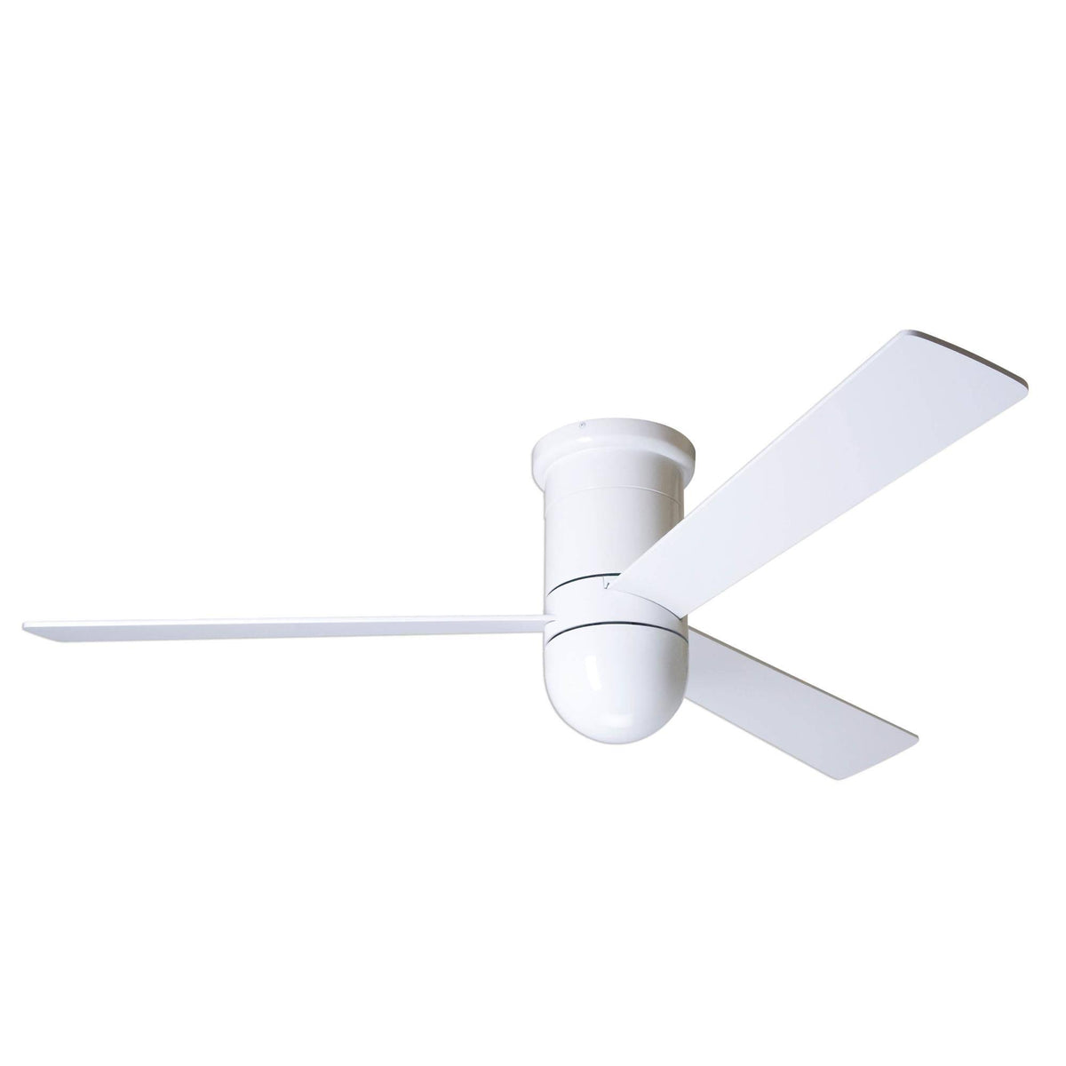 White Cirrus Flush Mount DC Ceiling Fan N79850