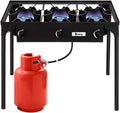 Outdoor 3 Burner Propane Gas Camp Stove with Detachable Legs Z29243
